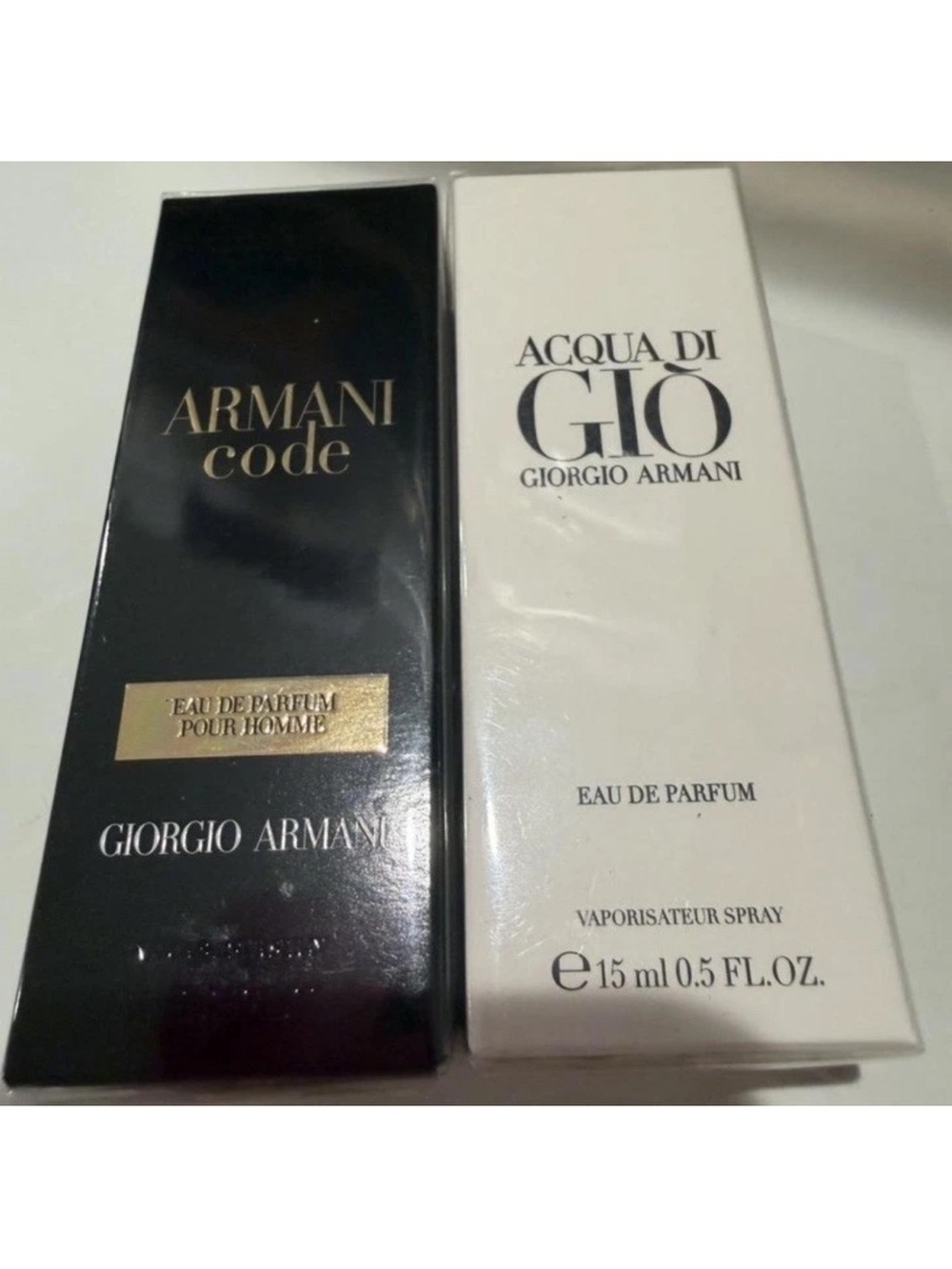 New Giorgio Armani Fragrance Duo 15ml each